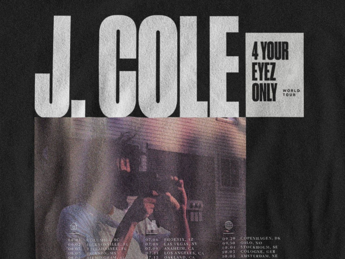 4 YOUR EYES ONLY WORLD TOUR GRAPHIC TEE - 808's