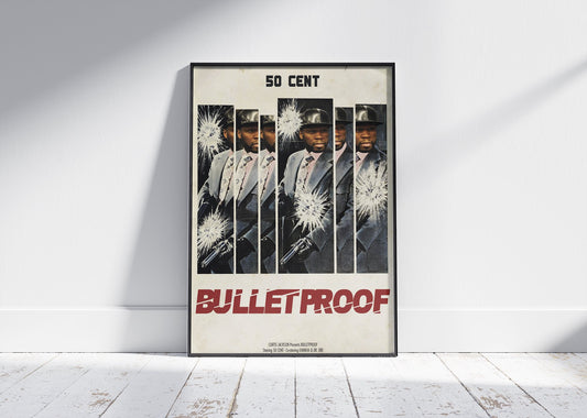 50 BULLETPROOF INSPIRED VINTAGE MOVIE STYLE POSTER - 808's