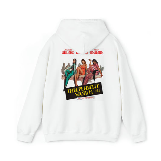 Independent Women Movie Poster Style Graphic Front & Back Print Hoodie