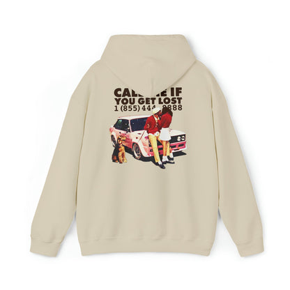 CALL ME IF YOU GET LOST GRAPHIC - FRONT AND BACK PRINT HOODIE
