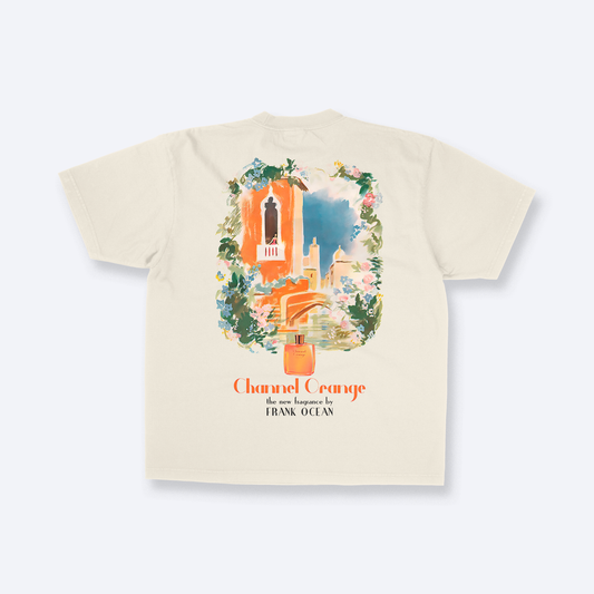 CHANNEL ORANGE ADVERTISING STYLE TEE - FRONT & BACK PRINT