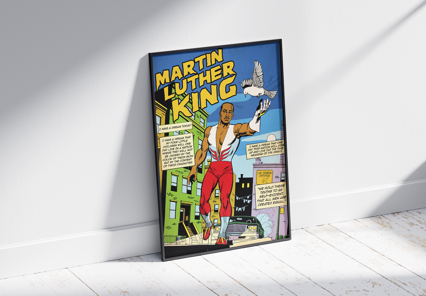 MLK - MARTIN LUTHER KING INSPIRED COMIC STYLE POSTER