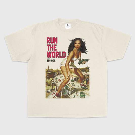 Run The World Movie Poster Style Graphic Tee