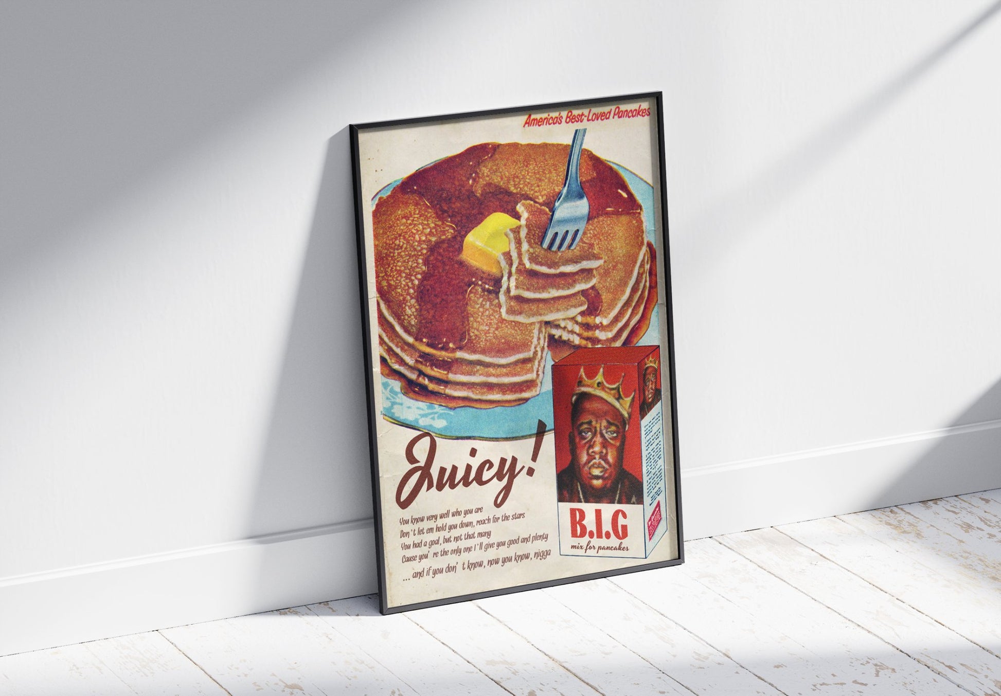 B.I.G Inspired Juicy Vintage Advertising Poster - 808's