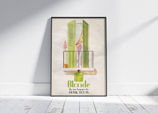 BLONDE INSPIRED VINTAGE ADVERTISING POSTER - 808's