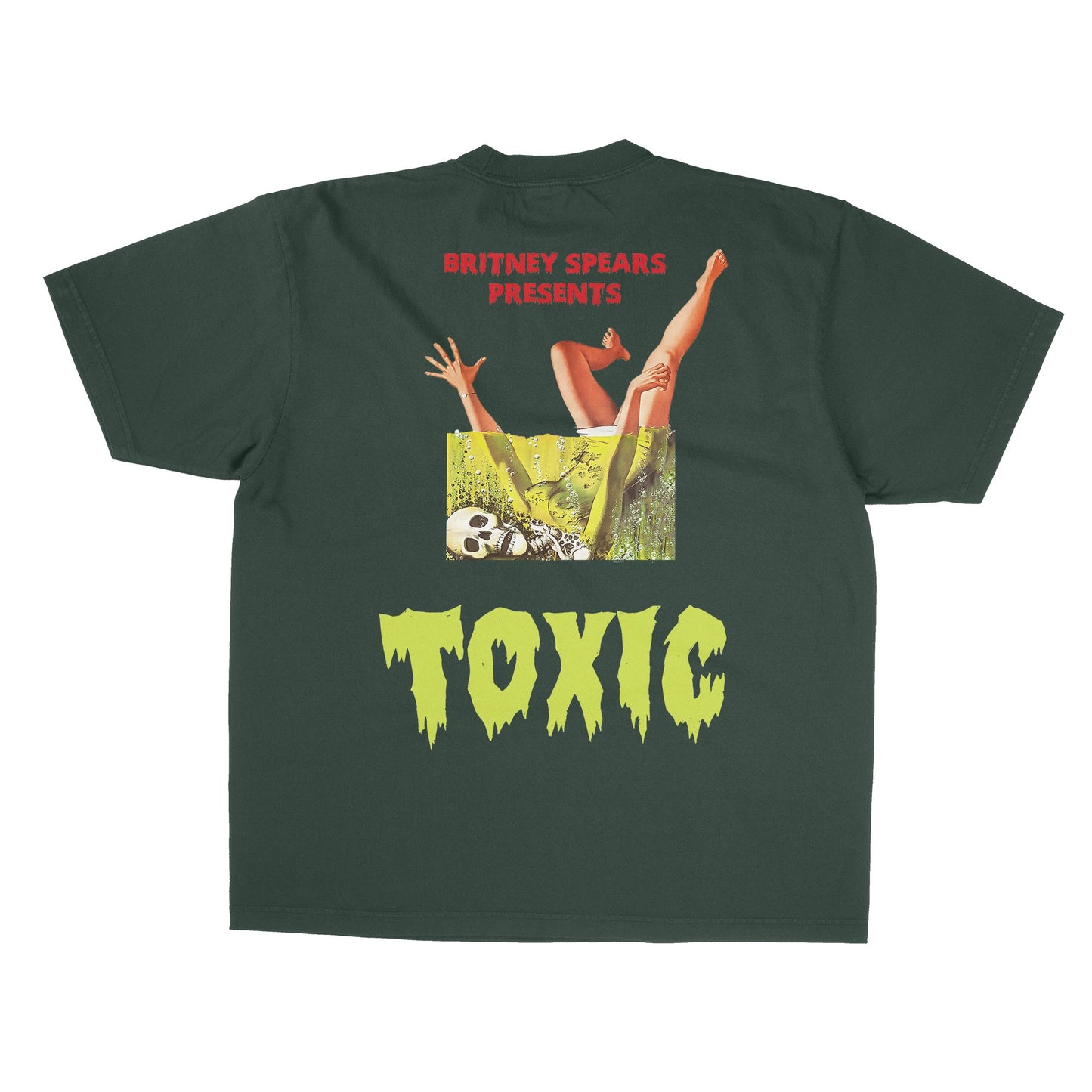 BRITNEY TOXIC HORROR STYLE GRAPHIC TEE - FRONT & BACK PRINT - 808's