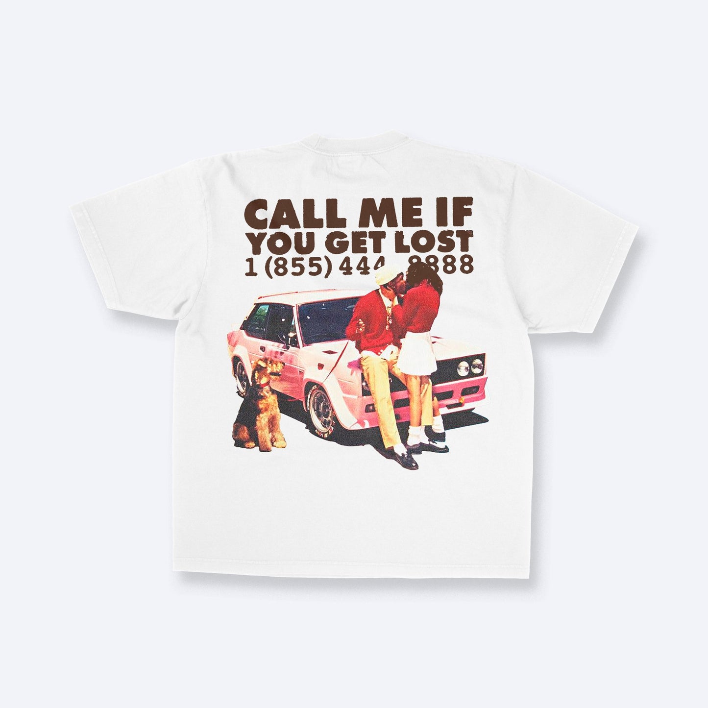 CALL ME IF YOU GET LOST TEE - FRONT AND BACK PRINT - 808's