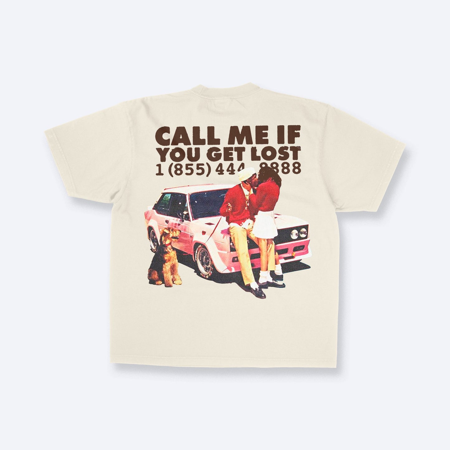 CALL ME IF YOU GET LOST TEE - FRONT AND BACK PRINT - 808's