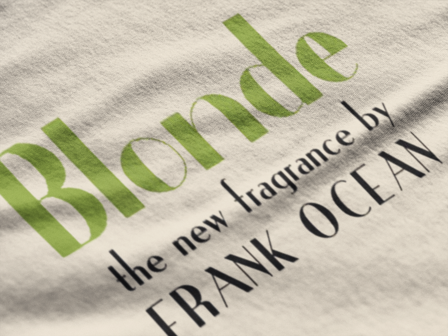 Frank Album Blonde Inspired Vintage Advertising Style Tee Front & Back Print