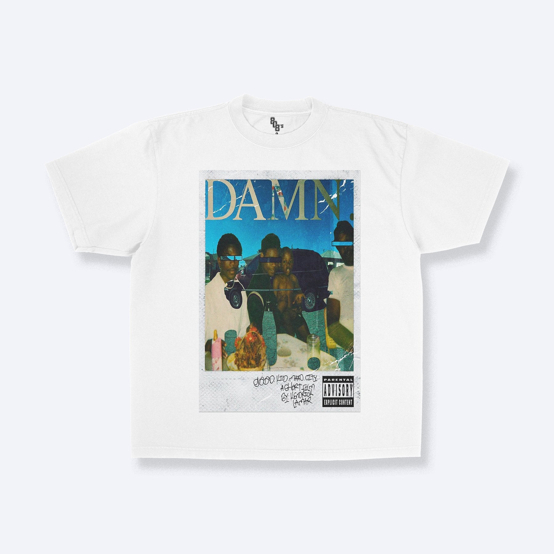 DAMN X GOOD KID M.A.A.D CITY GRAPHIC TEE - 808's