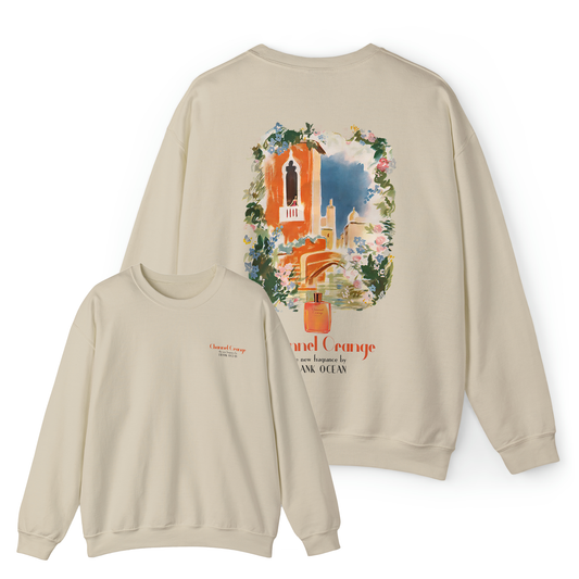 Channel Orange, Frank Vintage Advertising Style Front & Back Print Sweatshirt
