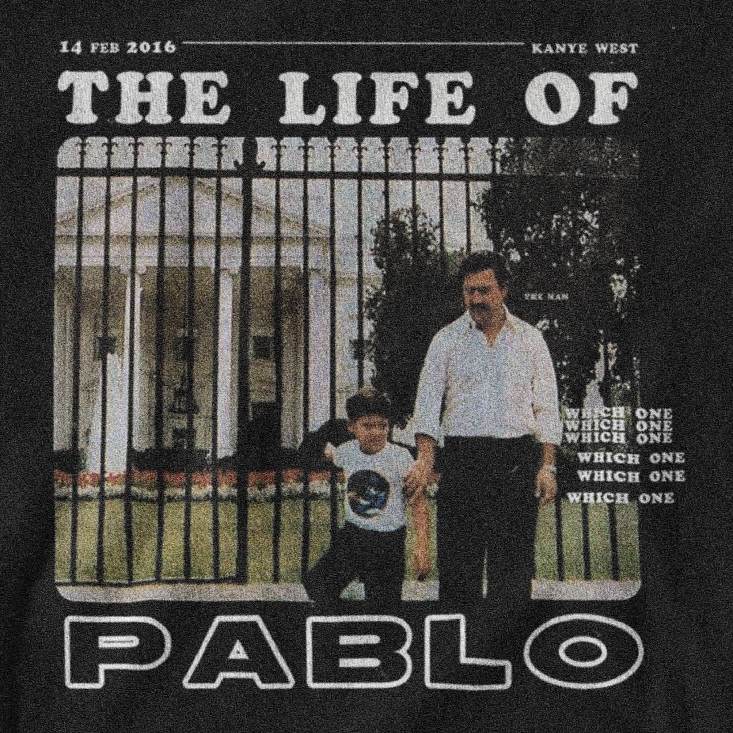 ESCOBAR THE LIFE OF PABLO TEE - 808's