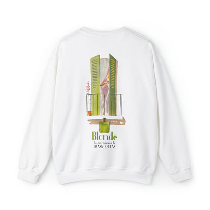 Frank Album Blonde Inspired Vintage Advertising Style Front & Back Print Sweatshirt - 808's