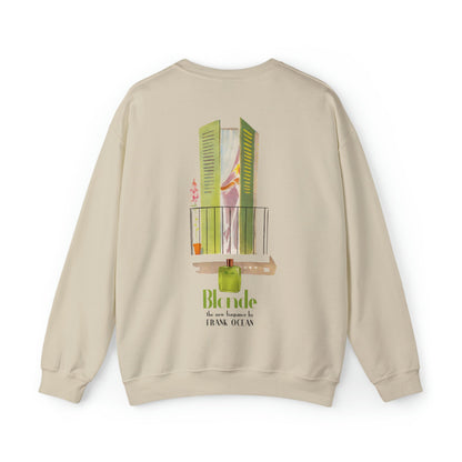 Frank Album Blonde Inspired Vintage Advertising Style Front & Back Print Sweatshirt - 808's