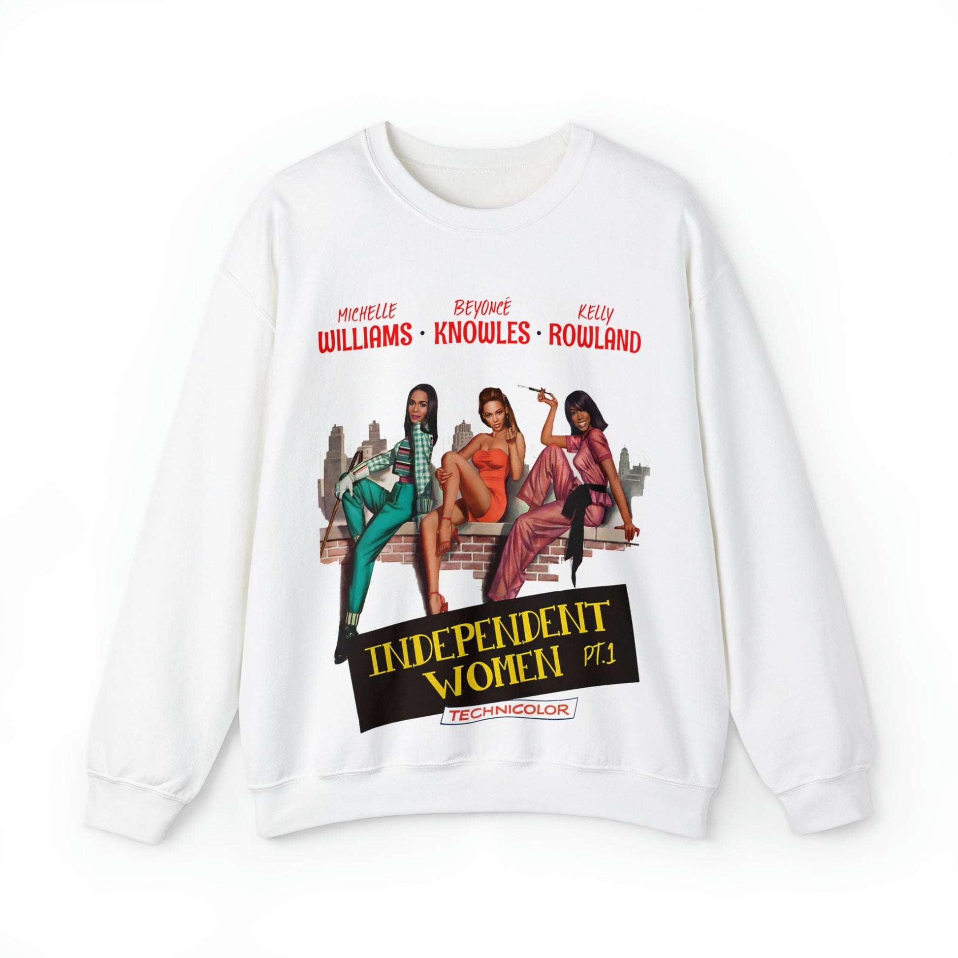 Independent Women Movie Poster Style Graphic Sweatshirt - 808's