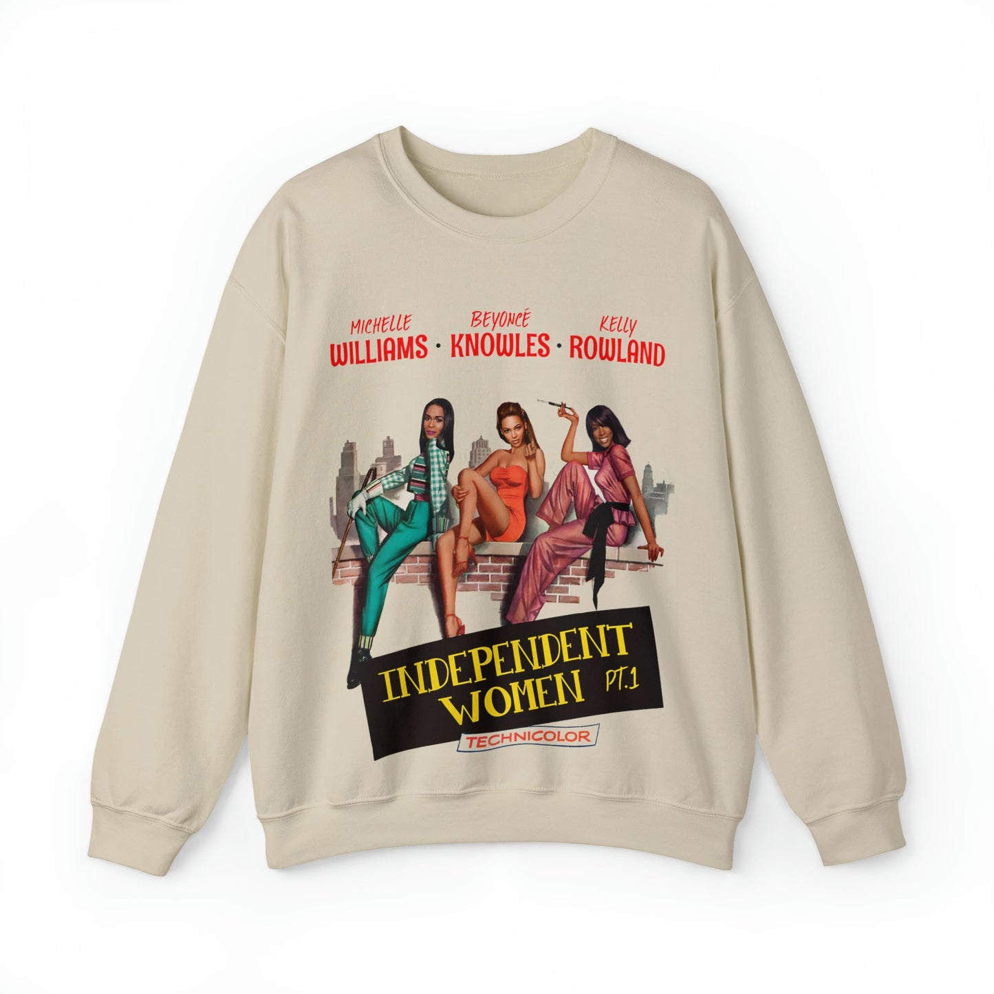 Independent Women Movie Poster Style Graphic Sweatshirt - 808's