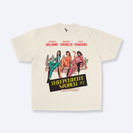 INDEPENDENT WOMEN - MOVIE POSTER STYLE TEE - 808's