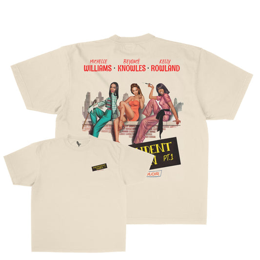 INDEPENDENT WOMEN MOVIE POSTER TEE - FRONT & BACK PRINT - 808's