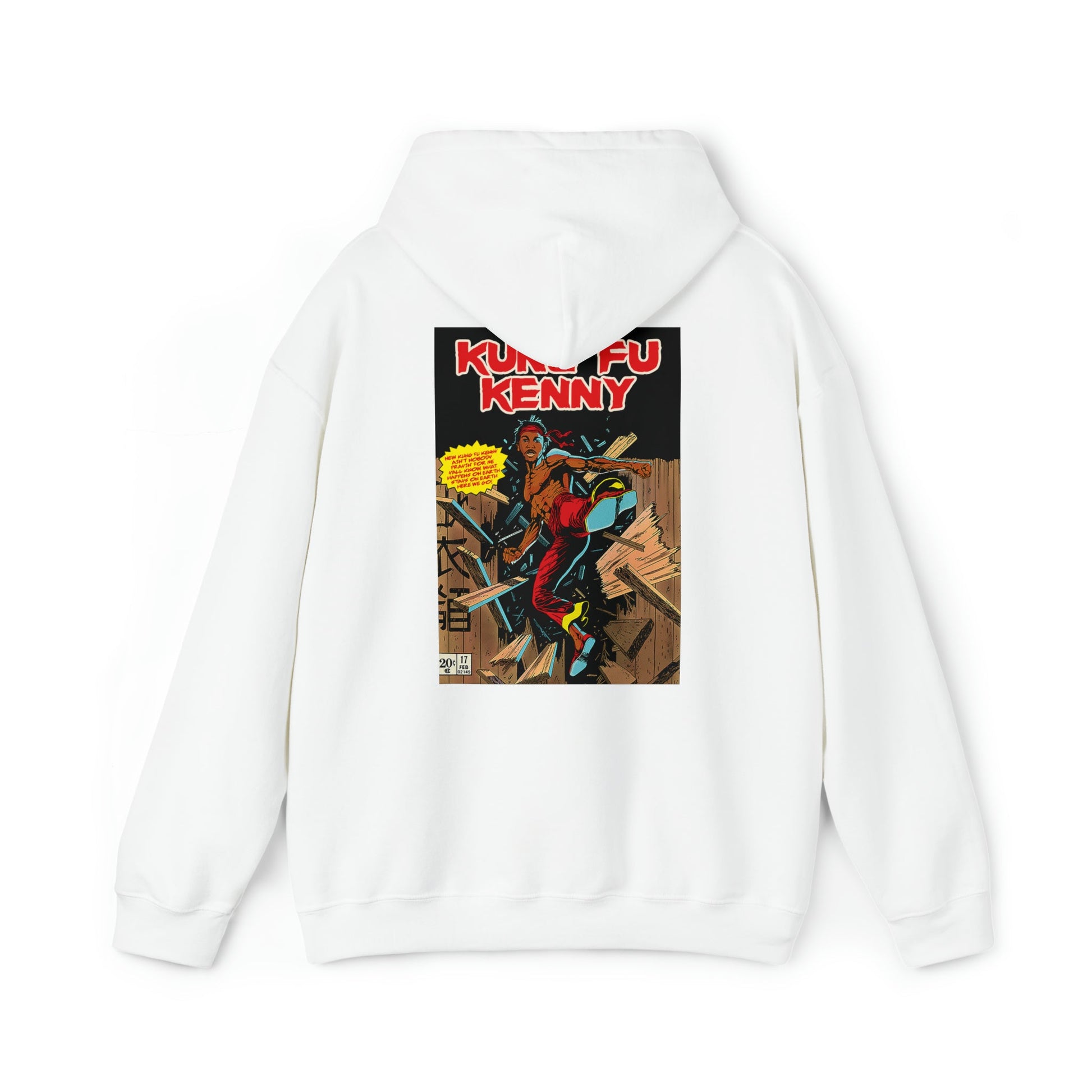 KUNG FU KENNY GRAPHIC - FRONT AND BACK PRINT HOODIE - 808's