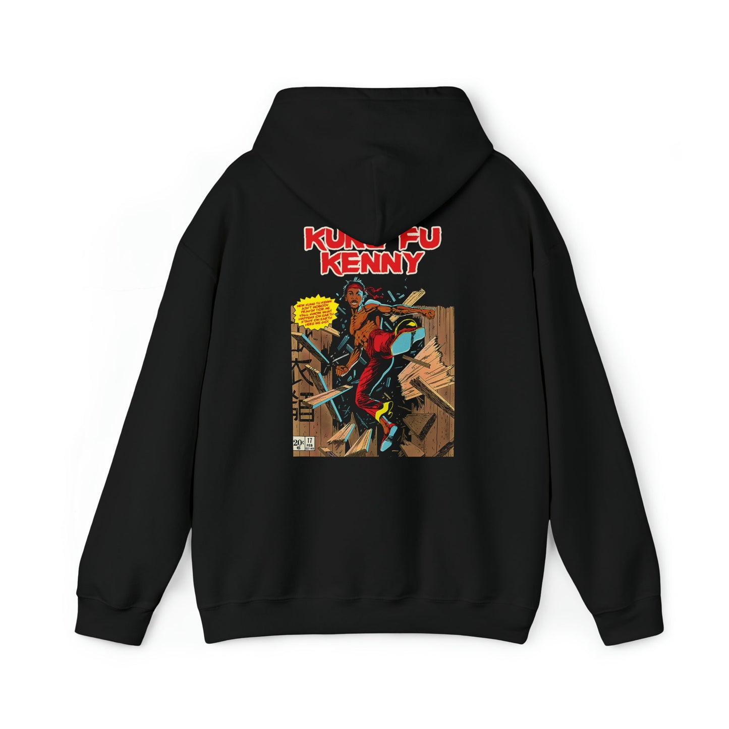 KUNG FU KENNY GRAPHIC - FRONT AND BACK PRINT HOODIE - 808's