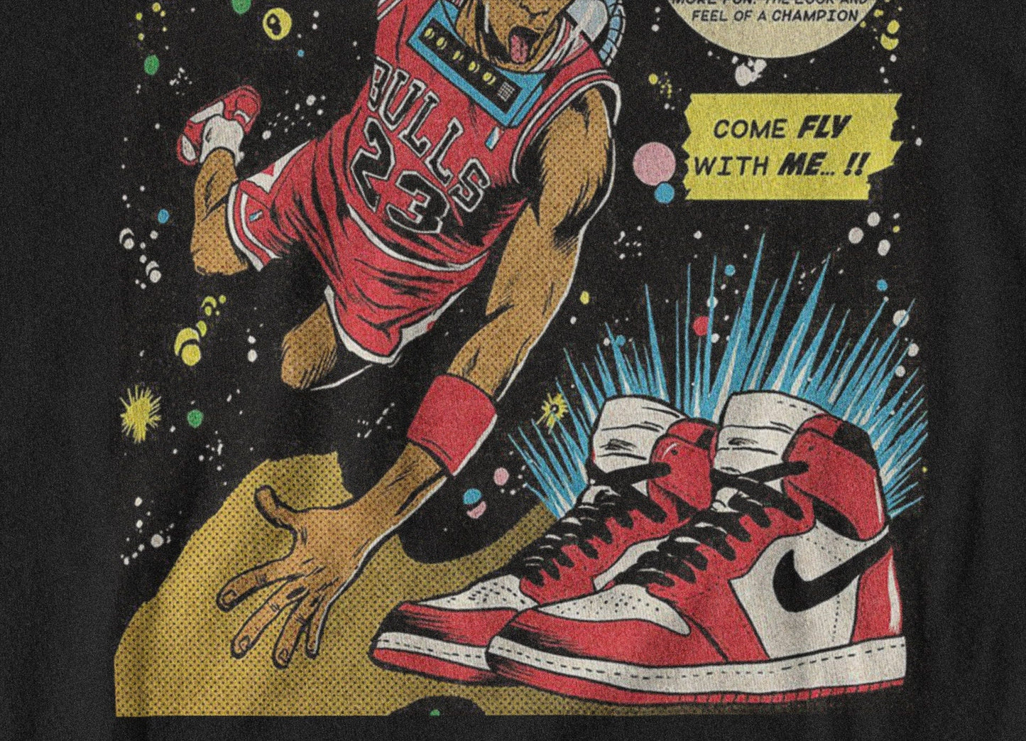 MJ COMIC BULLS GRAPHIC TEE - 808's