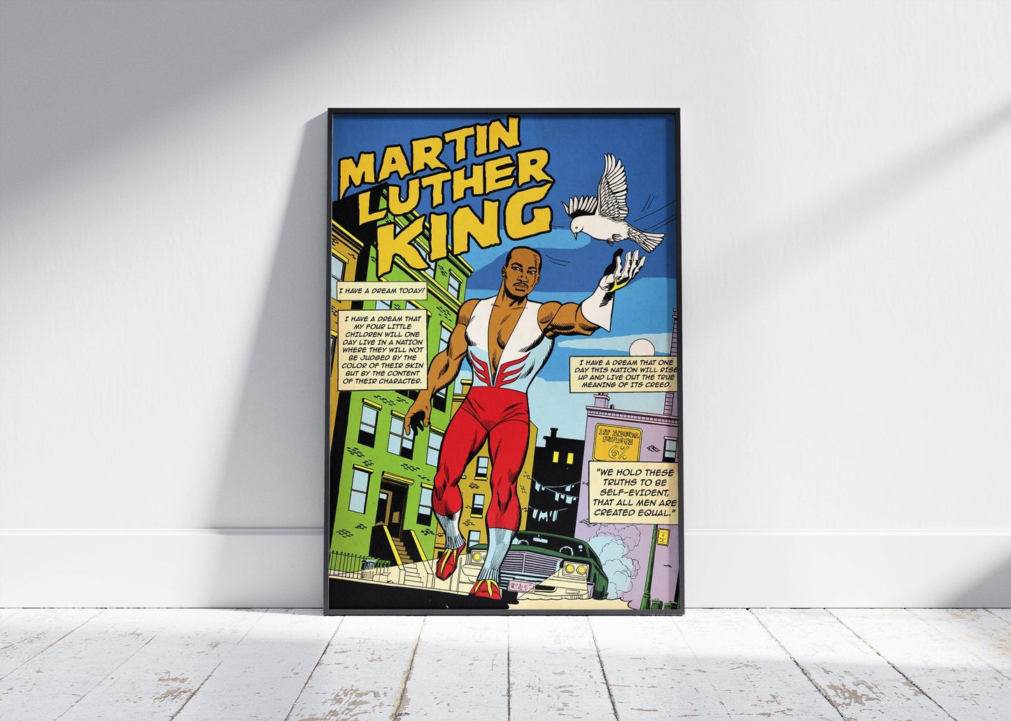 MLK - MARTIN LUTHER KING INSPIRED COMIC STYLE POSTER - 808's