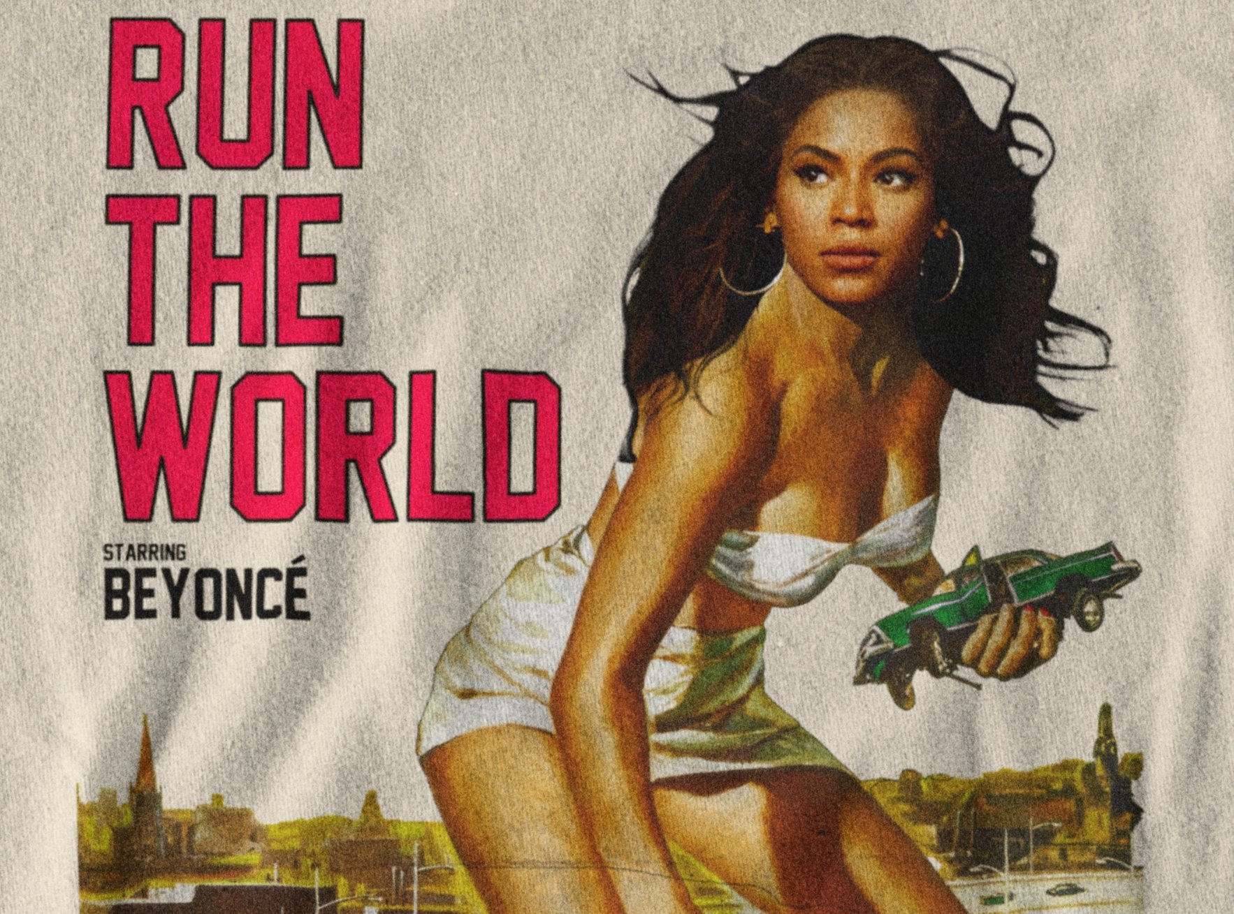 RUN THE WORLD MOVIE POSTER TEE - 808's