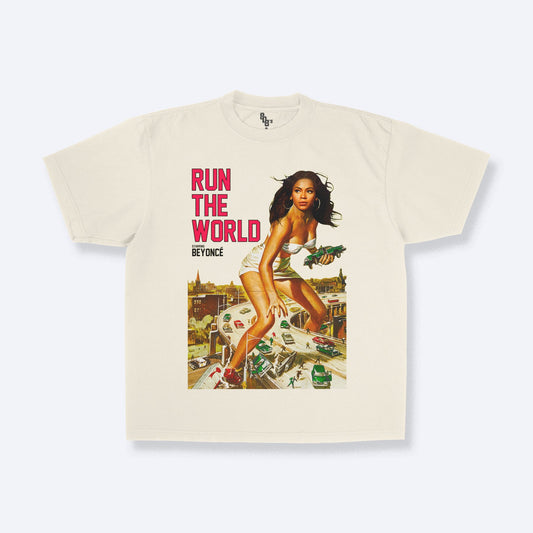 RUN THE WORLD MOVIE POSTER TEE - 808's