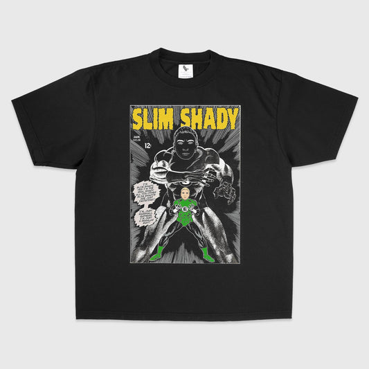 Em Comic Cover Style Graphic Tee