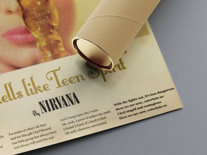 Smells Like Teen Spirit Advertising Style Perfume Poster - 808's