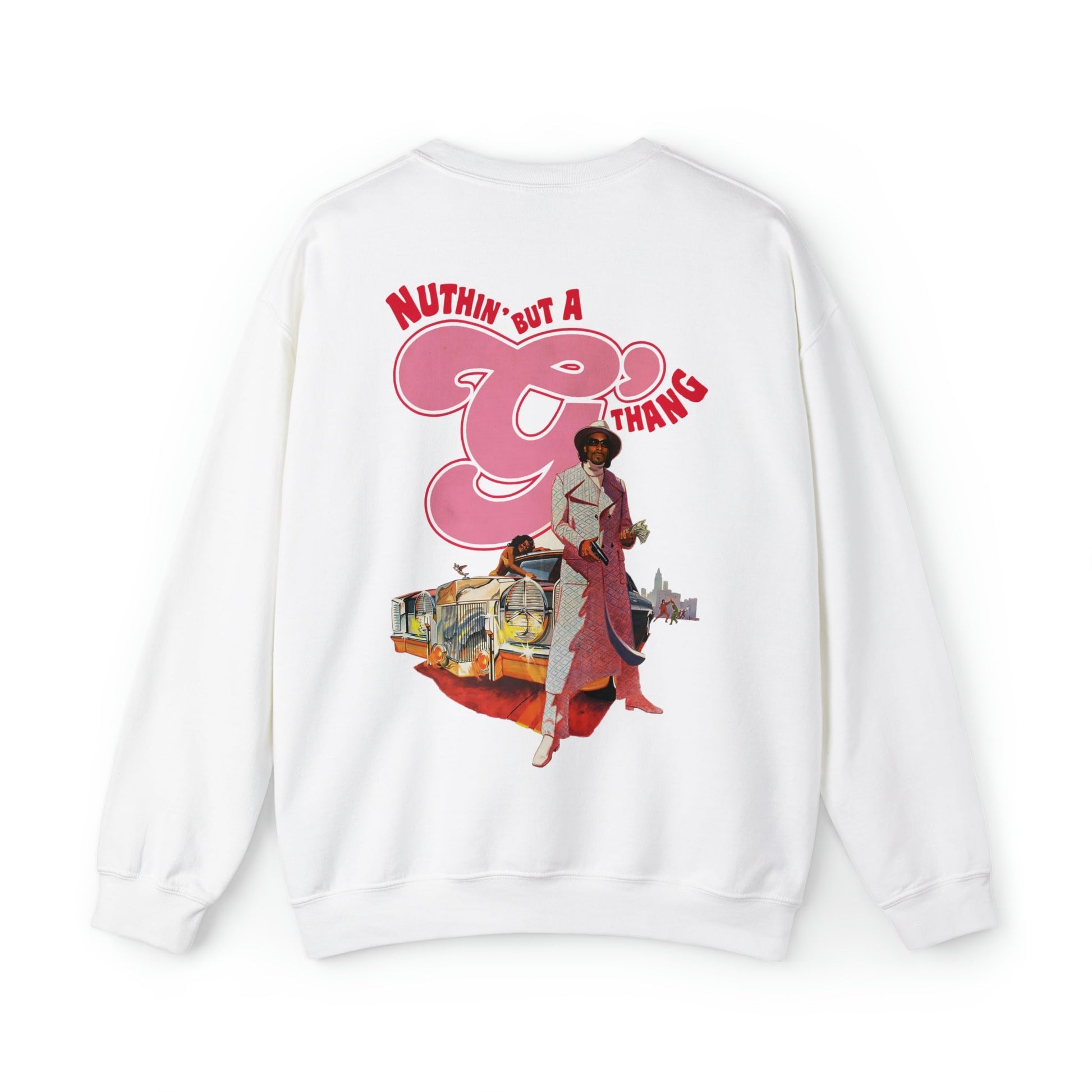 Snoop Nuthin' But a G Thing Graphic Front & Back Print Sweatshirt - 808's