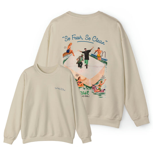 SO FRESH, SO CLEAN SWEATSHIRT - FRONT & BACK PRINT - 808's