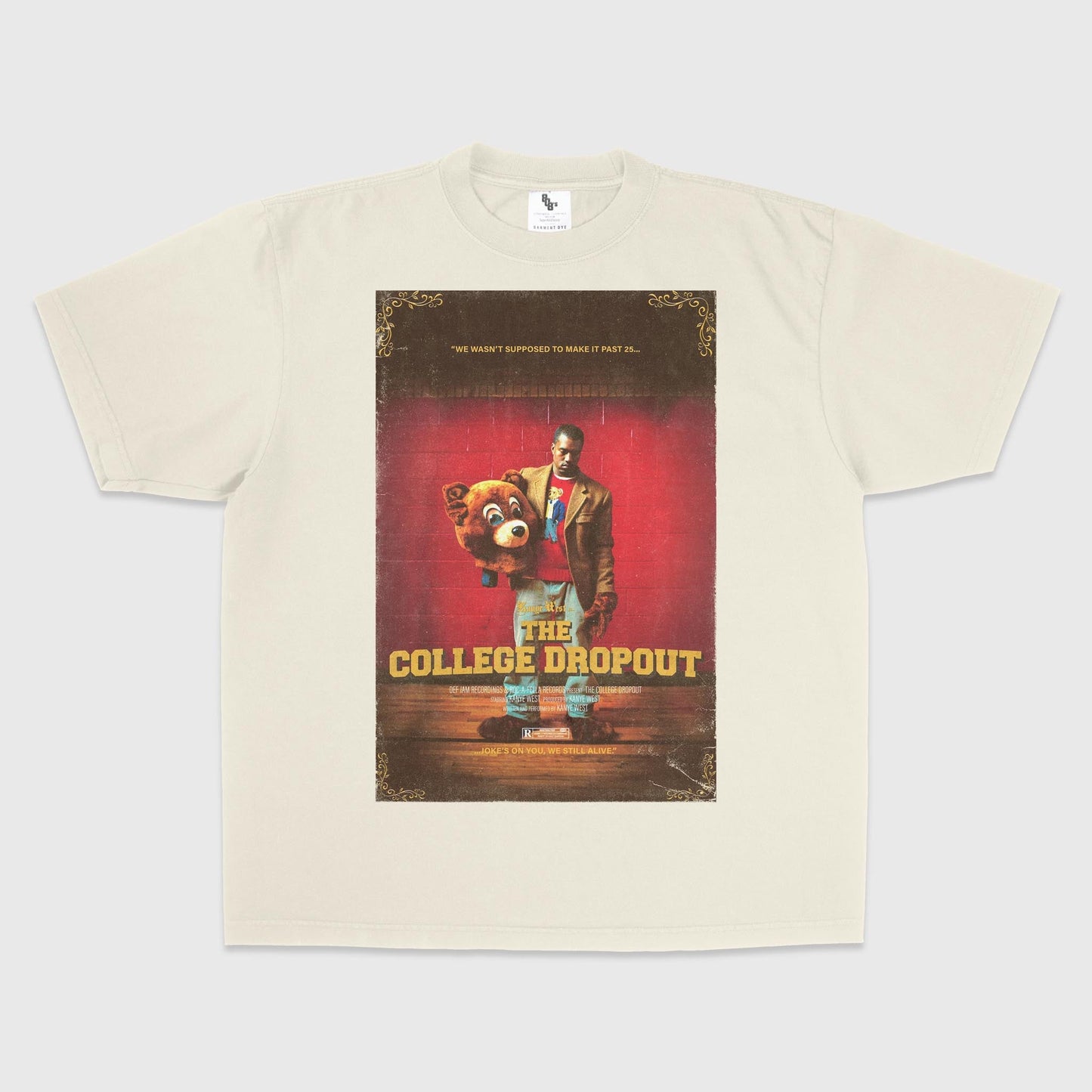 THE COLLEGE DROPOUT MOVIE POSTER STYLE TEE - 808's