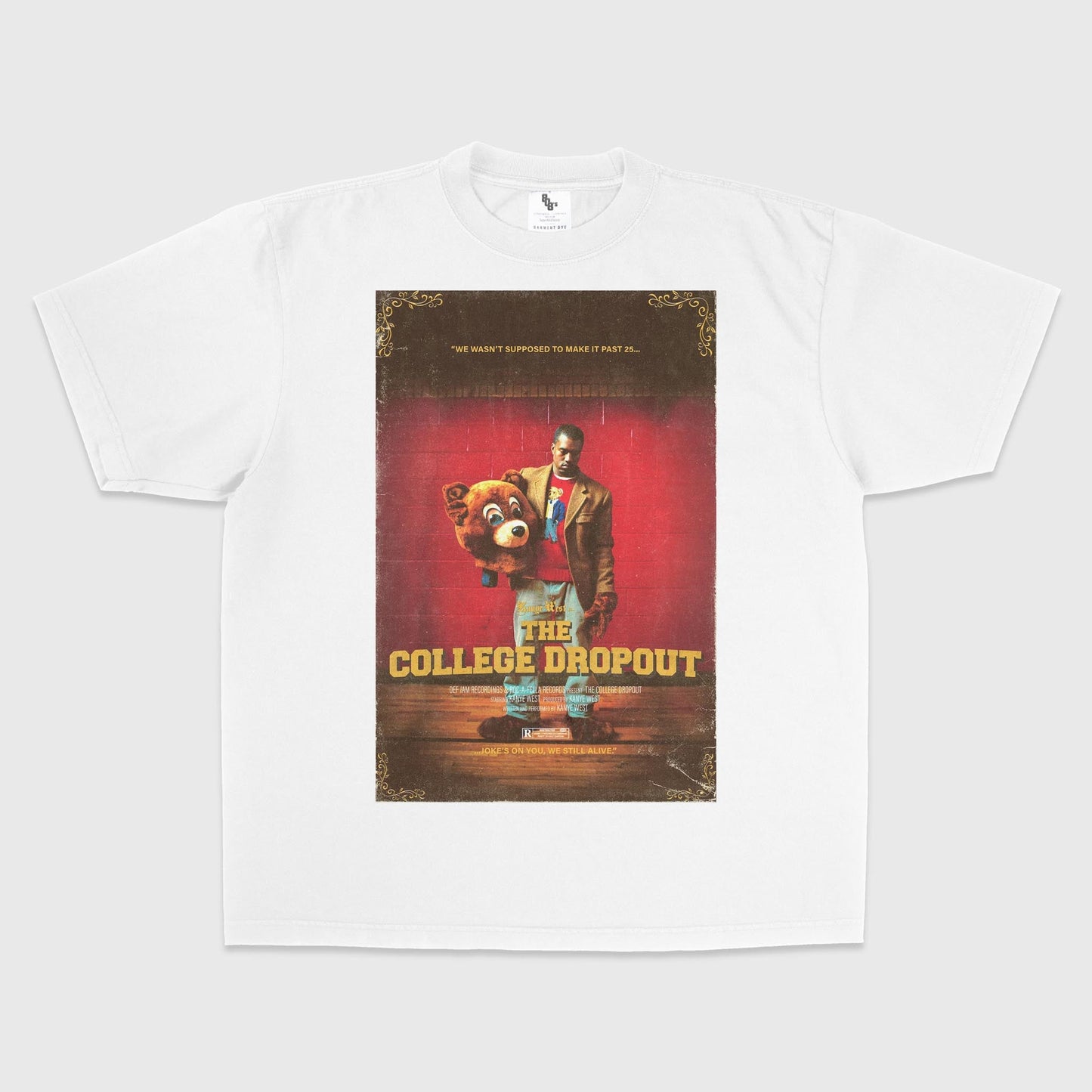 THE COLLEGE DROPOUT MOVIE POSTER STYLE TEE - 808's