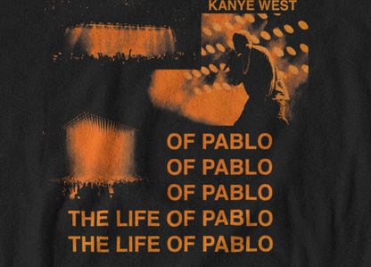 THE LIFE OF PABLO ALBUM COVER STYLE TEE - 808's