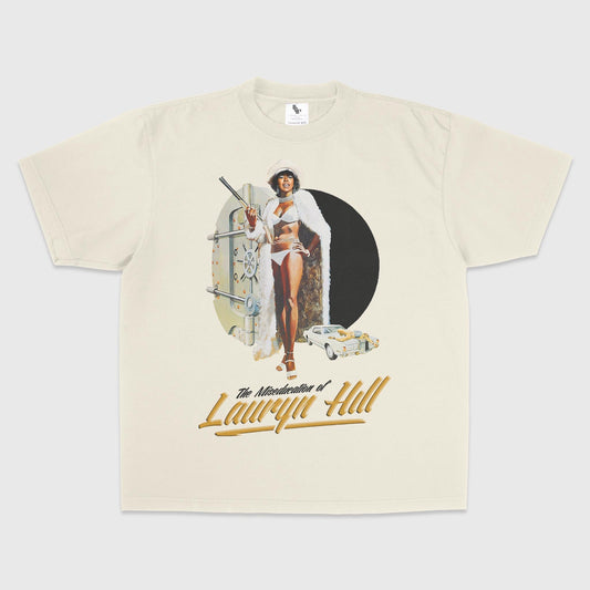 THE MISEDUCATION OF LAURYN HILL VINTAGE 90'S MOVIE POSTER STYLE TEE - 808's