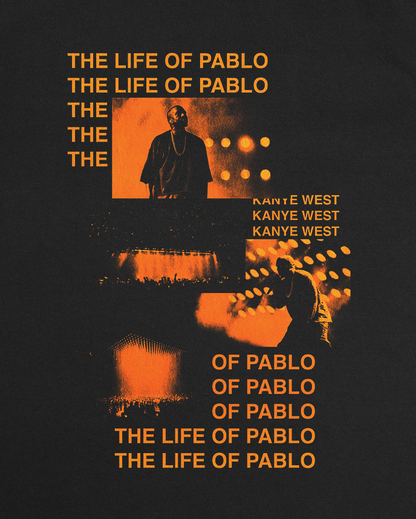 Kanye - The Life Of Pablo Album Cover Style Tee