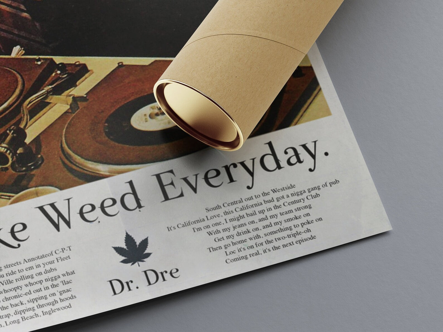 SMOKE WEED EVERYDAY - DRE AND SNOOP POSTER